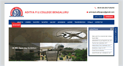 Desktop Screenshot of adityapucollege.com